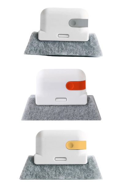 17 Pieces Window Groove Cleaning Brush Set, Handheld Groove Gap Door Track Tool Kitchen Decontamination Corner Crevice Sliding Tile Line Shutter Blue - View #9